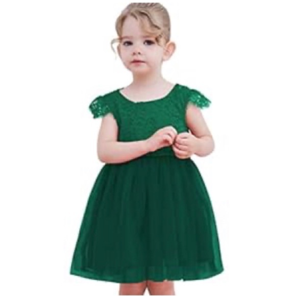 A-line Lace Back Tutu Tulle Dress - Picture 3 of 4